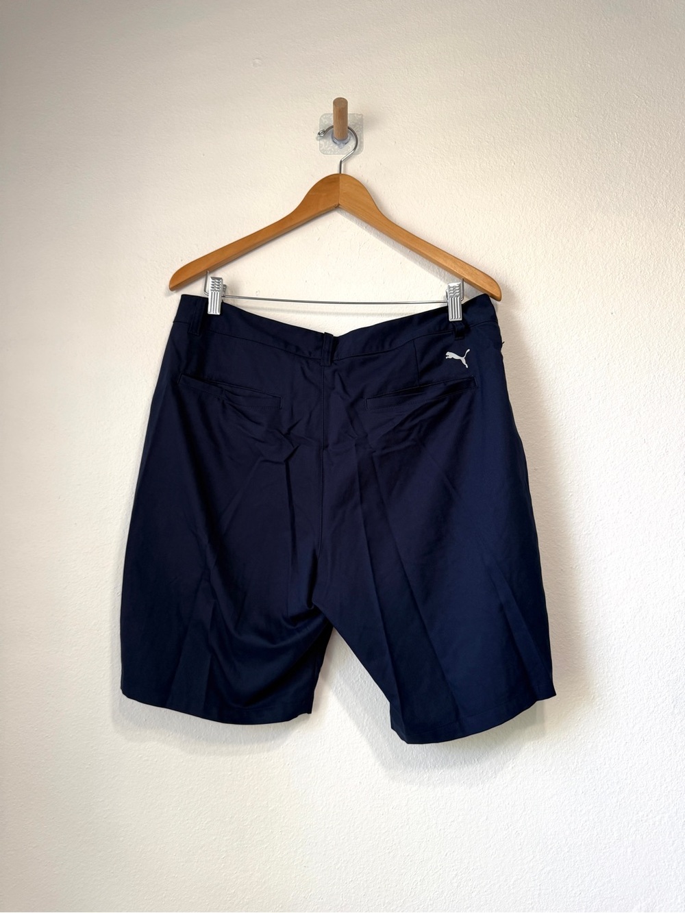 Puma Golf Performance Shorts Navy Blue Size 34 Men’s Lightweight Stretch Golf - Picture 5 of 6